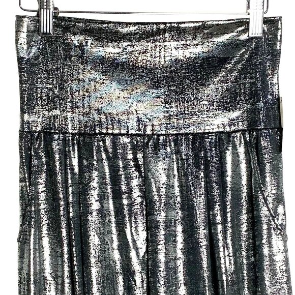 Hip Hop Dance Harem Pants M Metallic Gray Performance Body Wrappers Competition - Picture 3 of 9